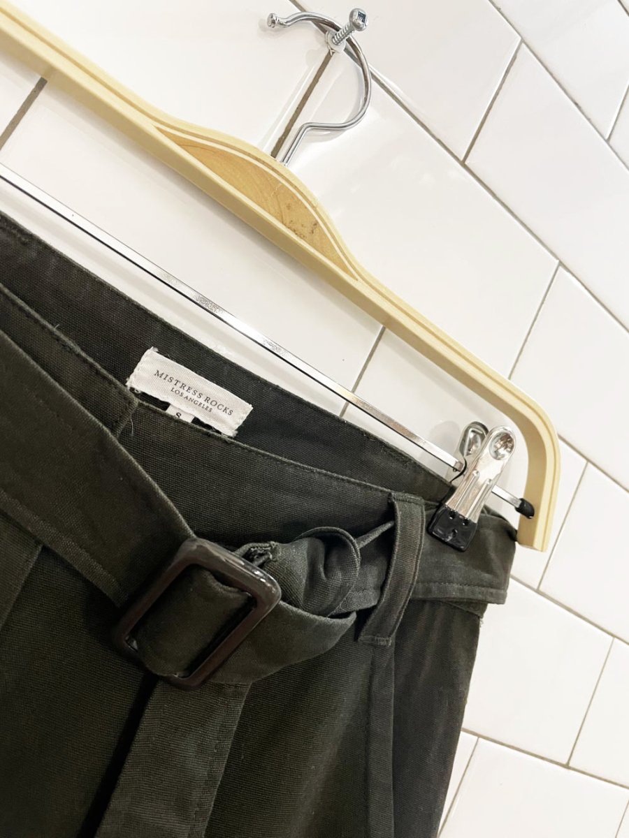 mistress rocks LA parachute combat pants - good market thrift store