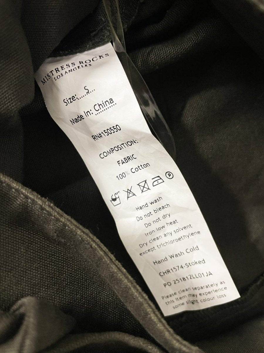 mistress rocks LA parachute combat pants - good market thrift store