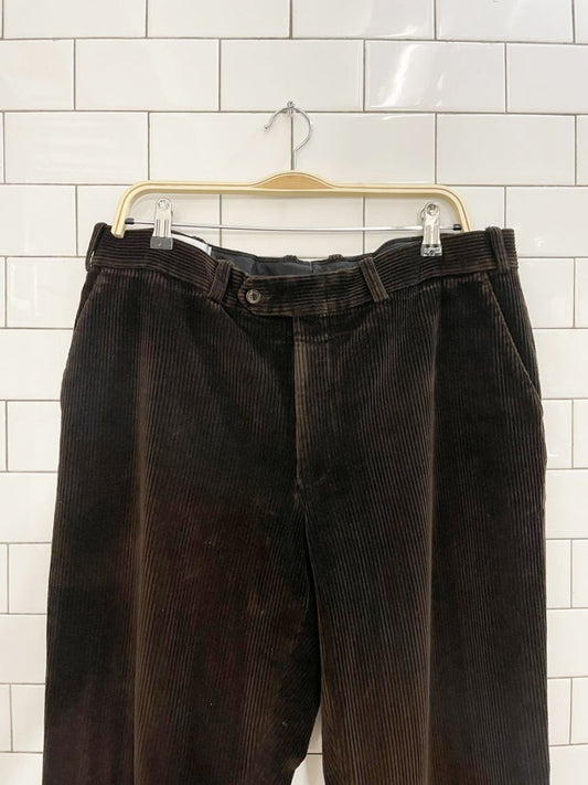 vintage gala soft chunky cord trouser - good market thrift store