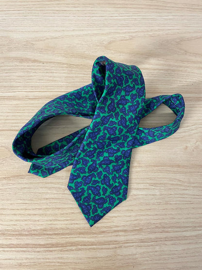 vintage robert stock paisley silk tie