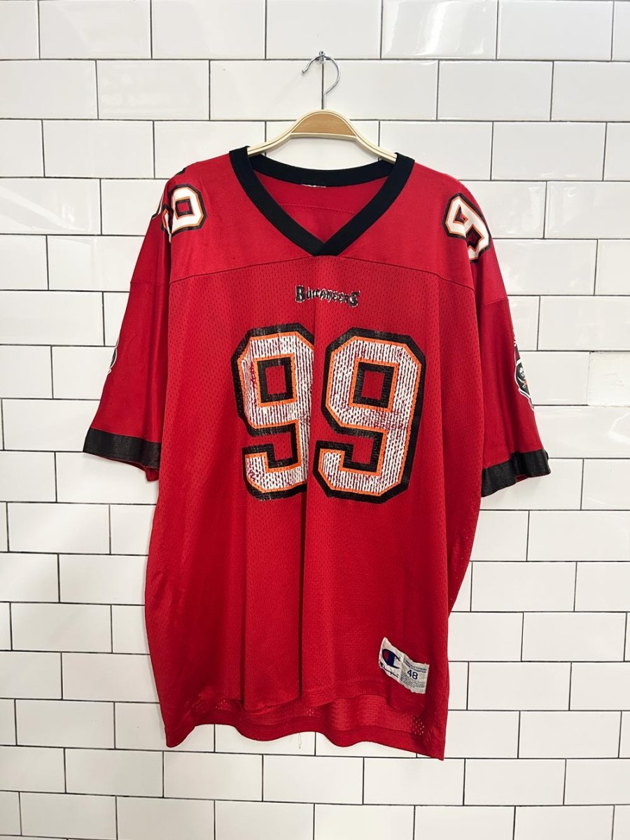 vintage champion tampa bay buccaneers warren sapp jersey - good market thrift store