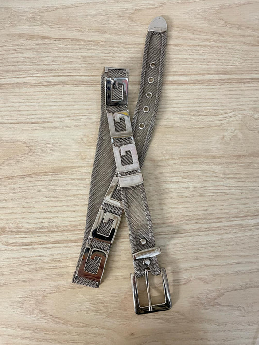 vintage 00s chainmail mesh G belt
