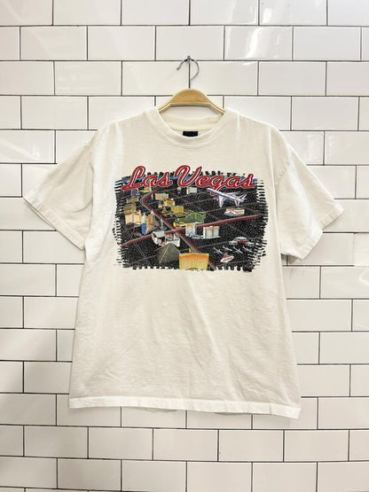 vintage 00s las vegas graphic tee - good market thrift store