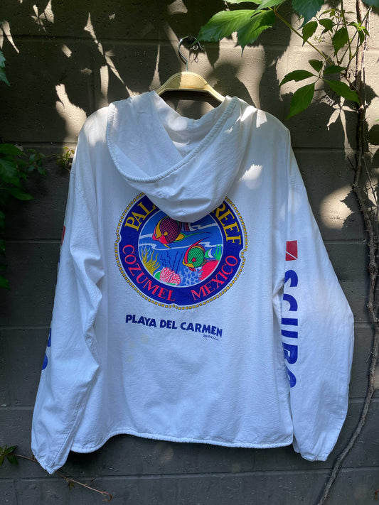 vintage 90s scuba beach hoodie