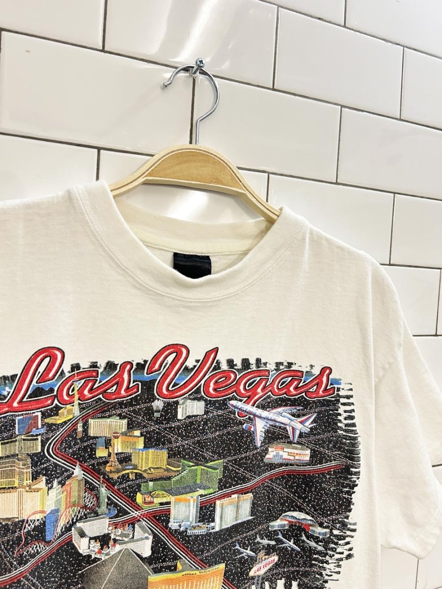 vintage 00s las vegas graphic tee - good market thrift store