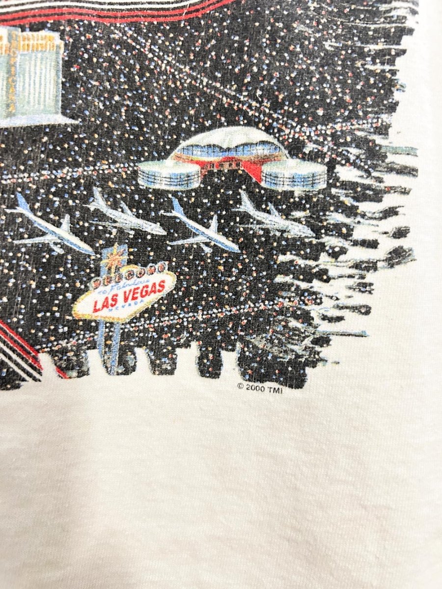 vintage 00s las vegas graphic tee - good market thrift store