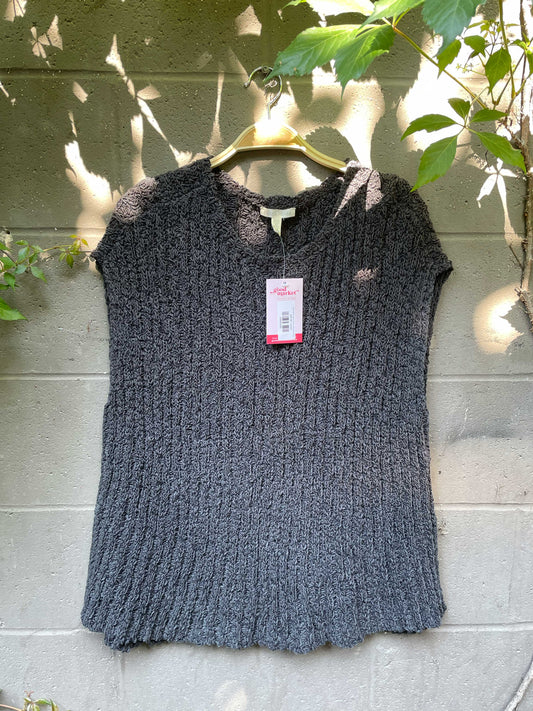 eileen fisher organic cotton oversized knit top