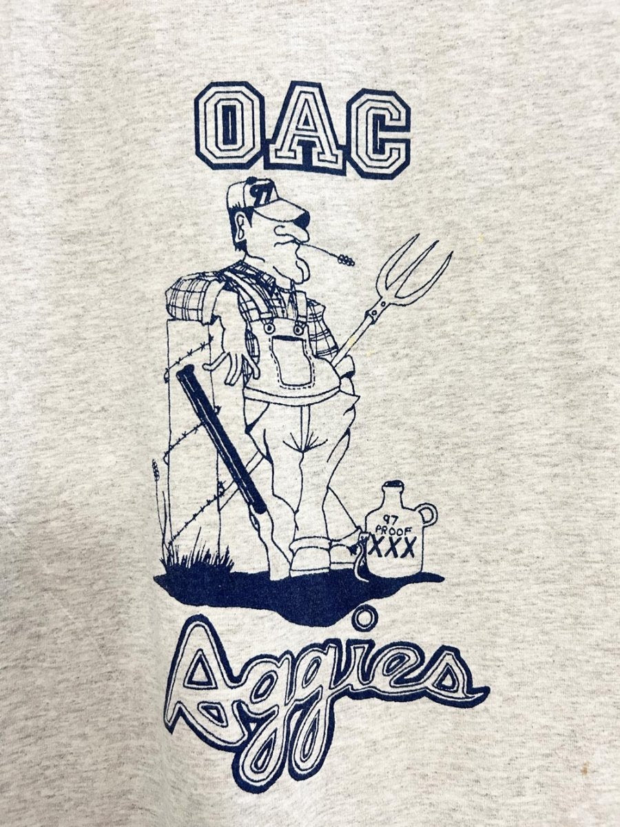 vintage 90s oac aggies graphic tee - good market thrift store