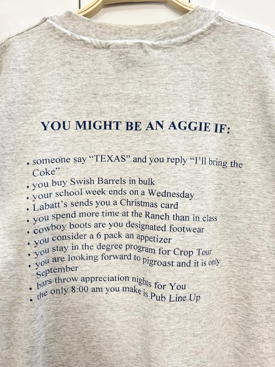 vintage 90s oac aggies graphic tee - good market thrift store