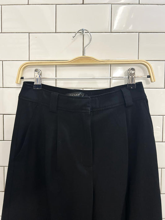 dynamite pleated wide leg cargo trouser - good market thrift store