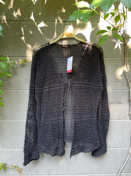 vintage cotton ginny crochet cardi
