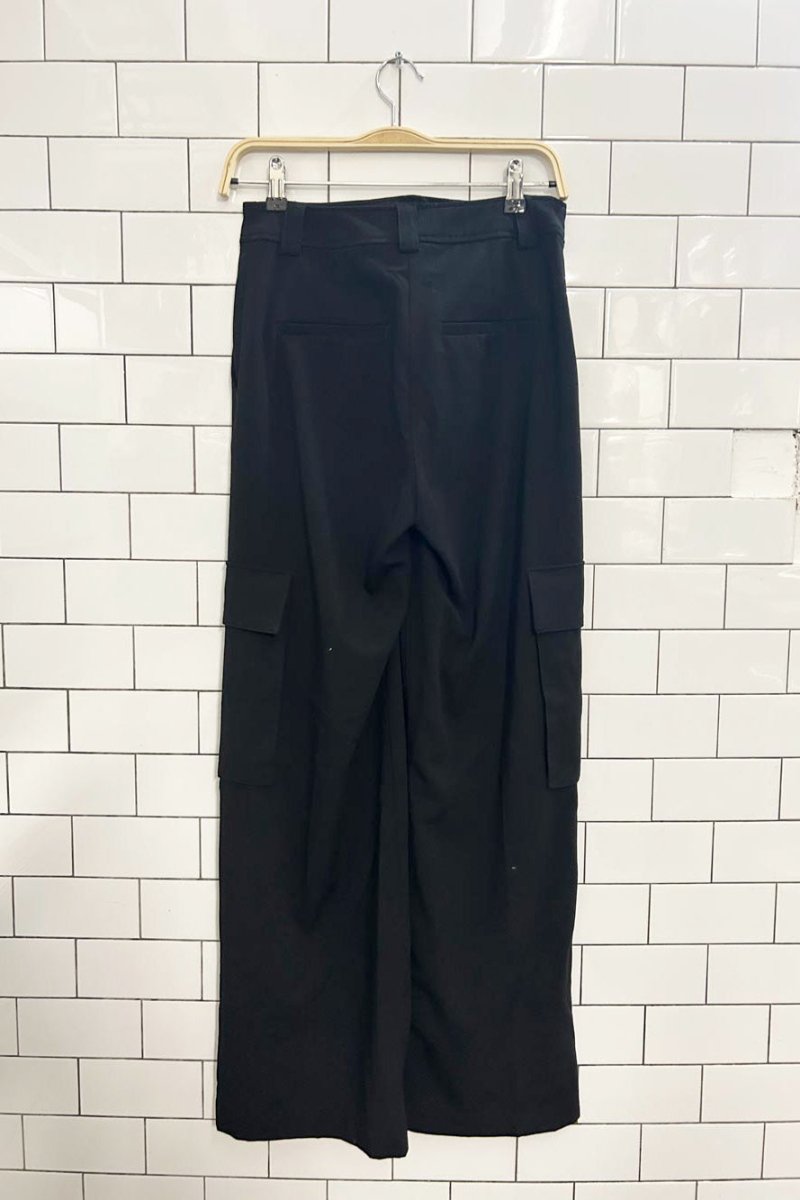 dynamite pleated wide leg cargo trouser - good market thrift store