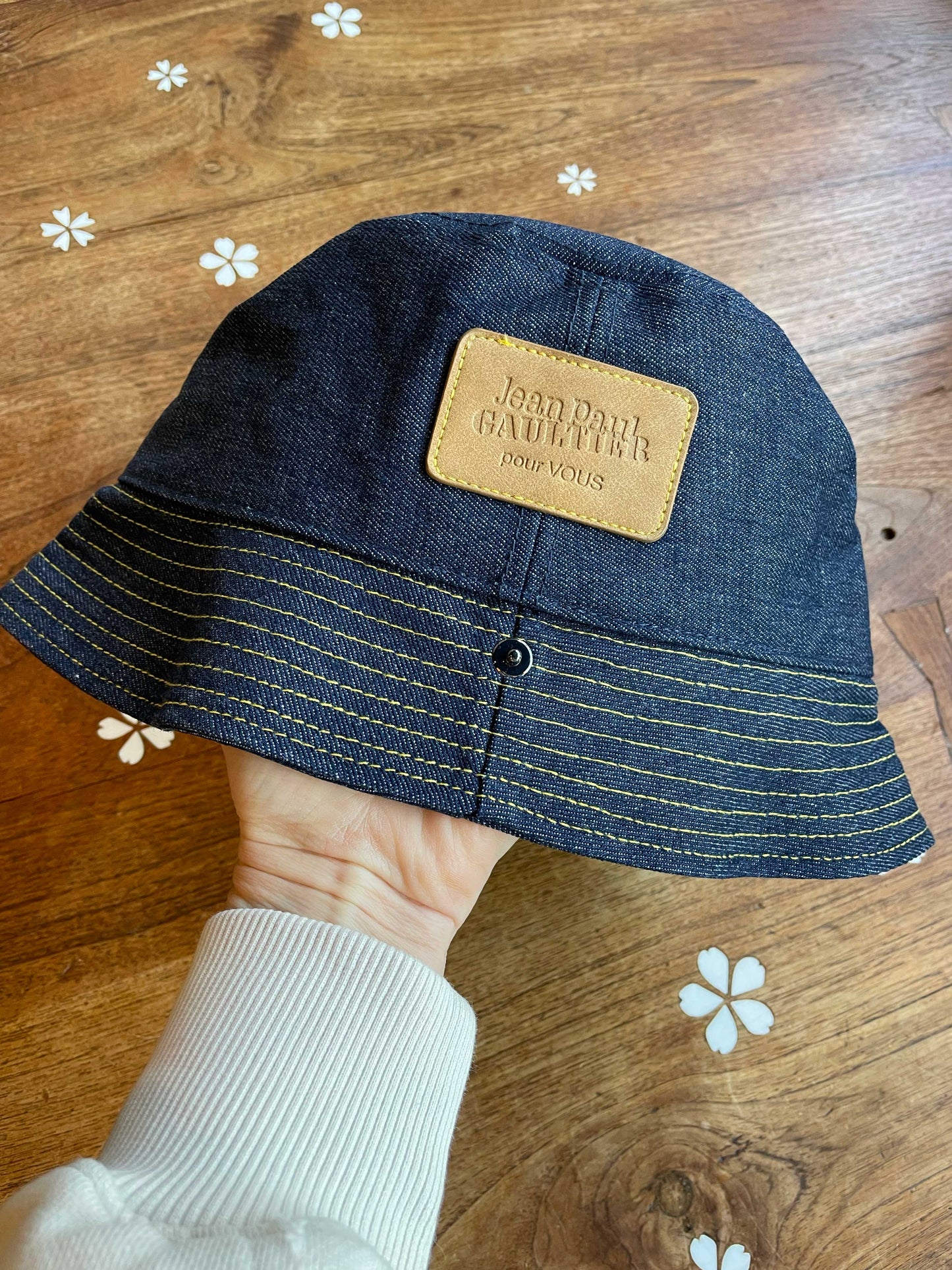 jean paul gaultier denim bucket hat