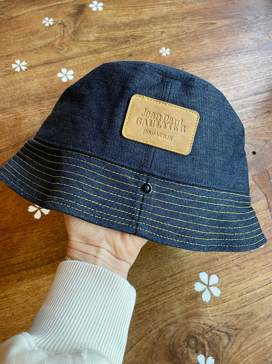 jean paul gaultier denim bucket hat