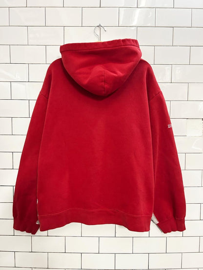 vintage 90s 'dude' campus crew board company hoodie - good market thrift store