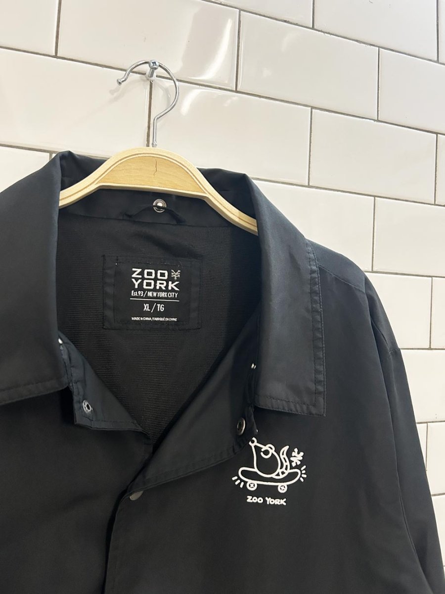 zoo york x keith haring graphic lined windbreaker - good market thrift store