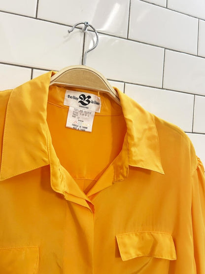 vintage 80s the bay satin shirt - good market thrift store