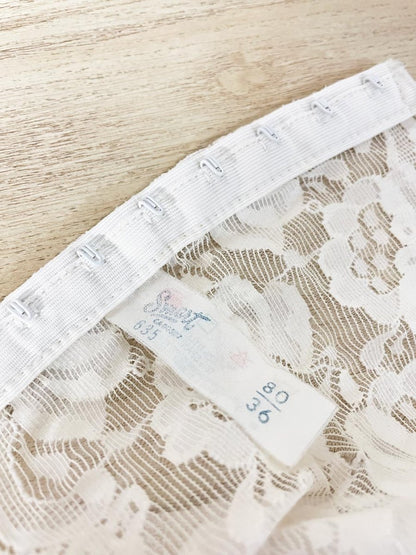 vintage 80s smart lace bralette - good market thrift store