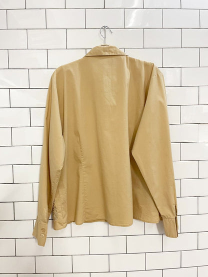 vintage 00s lana lee embroidered shirt - good market thrift store