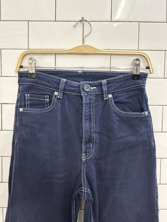 h&m wide leg contrast stitch pant - good market thrift store