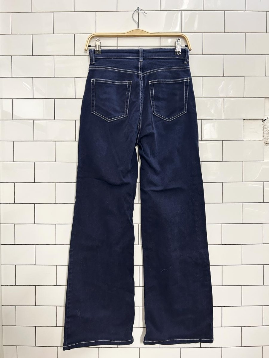h&m wide leg contrast stitch pant - good market thrift store