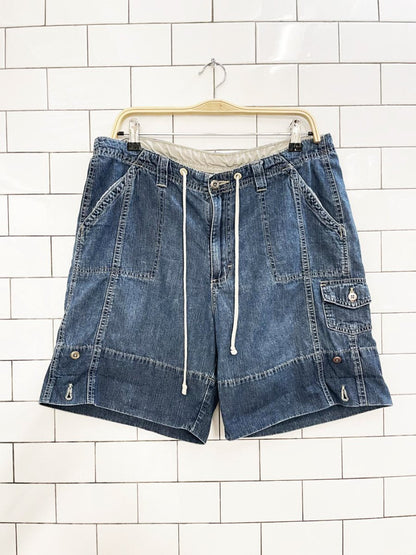 vintage 00s lee riders baggy denim shorts - good market thrift store