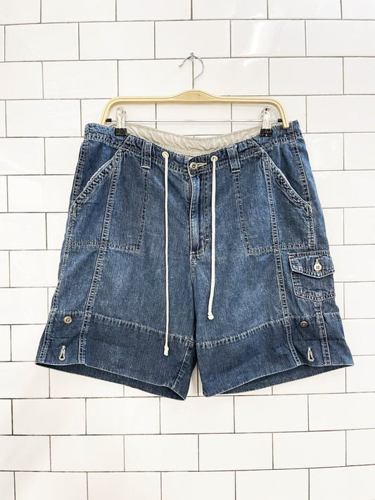 vintage 00s lee riders baggy denim shorts - good market thrift store