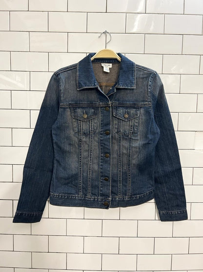 vintage 00s cherokee faded denim jacket - good market thrift store