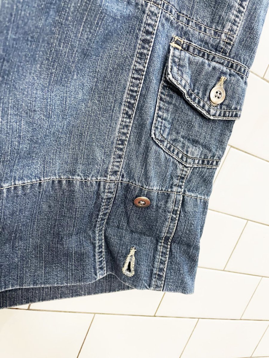 vintage 00s lee riders baggy denim shorts - good market thrift store