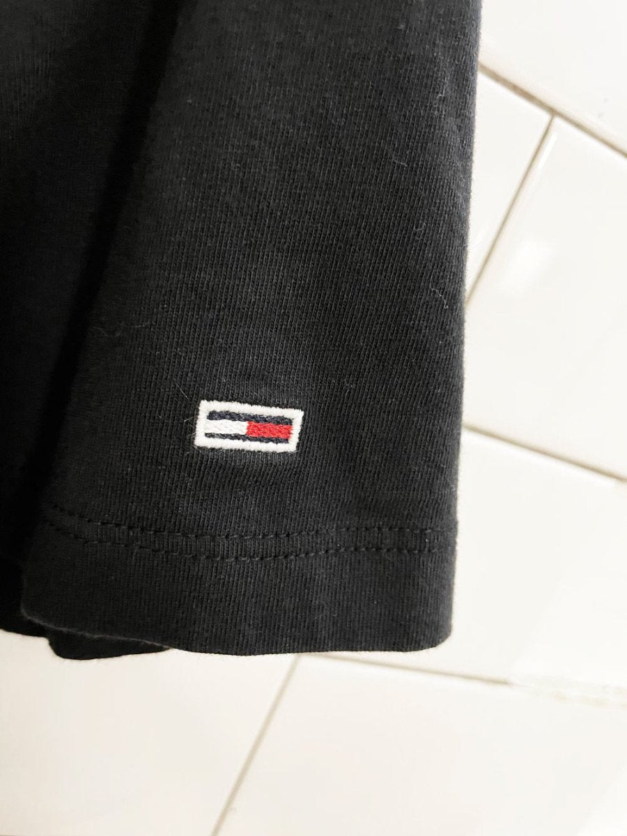 tommy hilfiger NYC super crop embroidered tee - good market thrift store