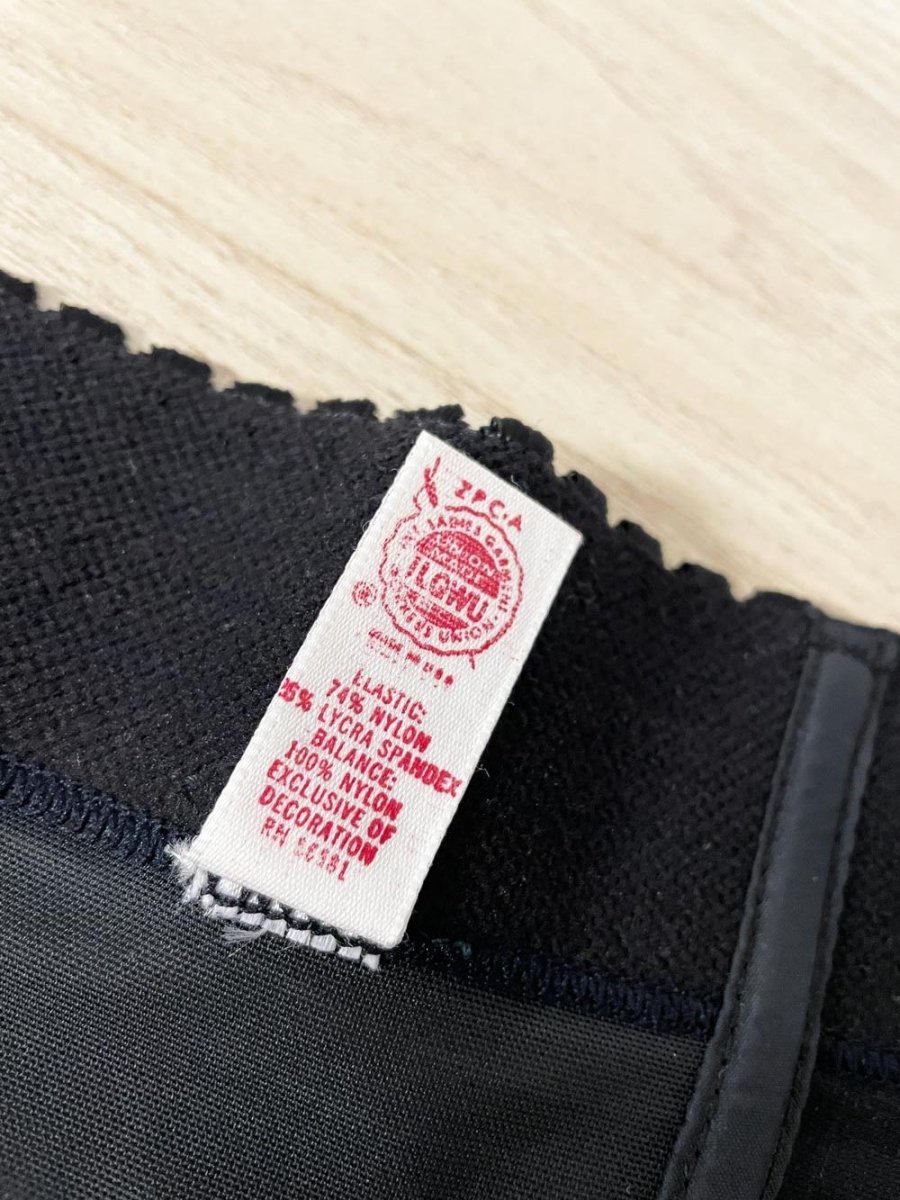 vintage petticoat place satin bustier | union made - good market thrift store