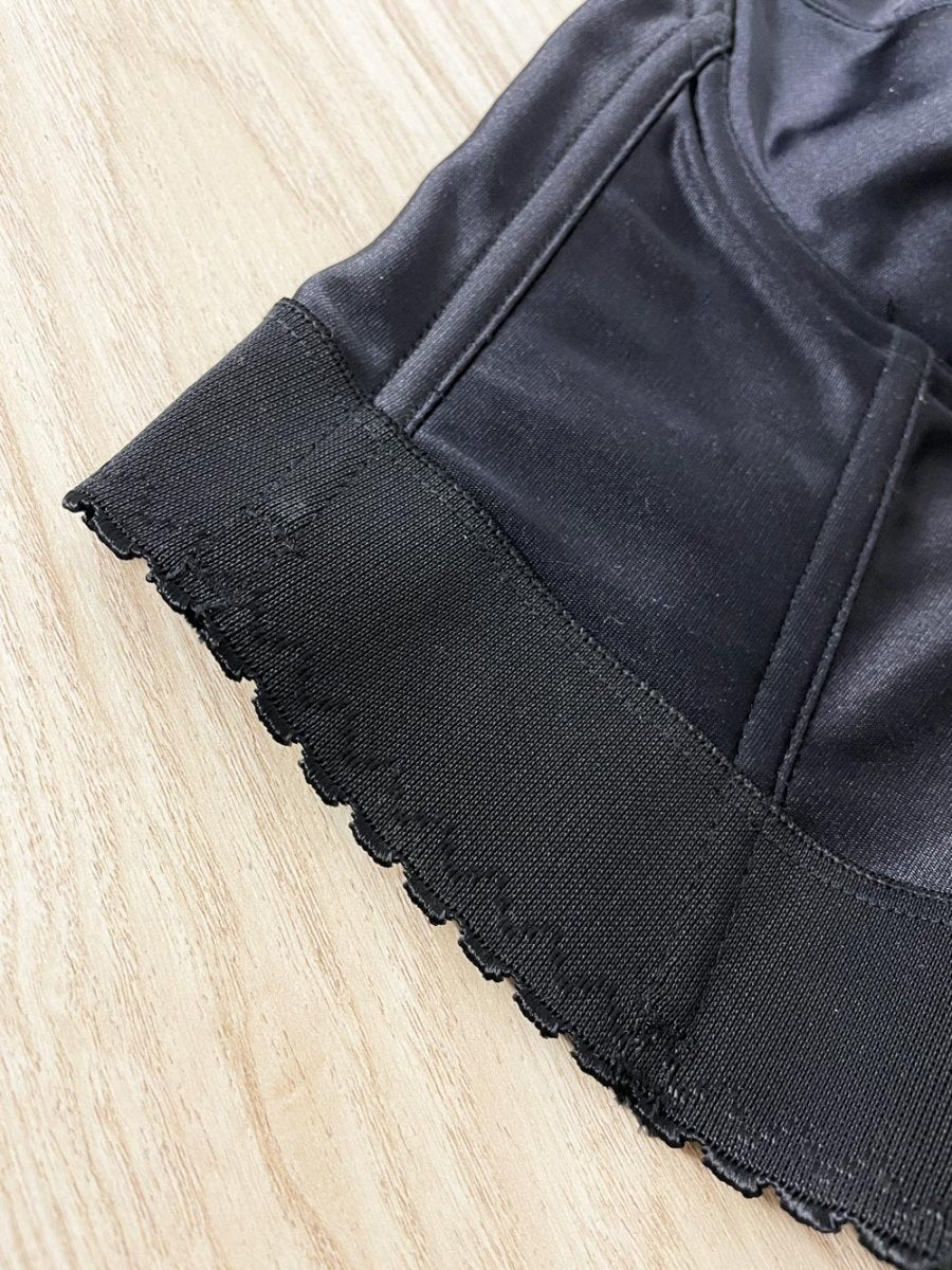 vintage petticoat place satin bustier | union made - good market thrift store