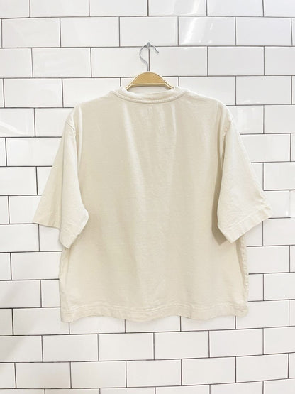 gap logo boxy jersey tee - good market thrift store