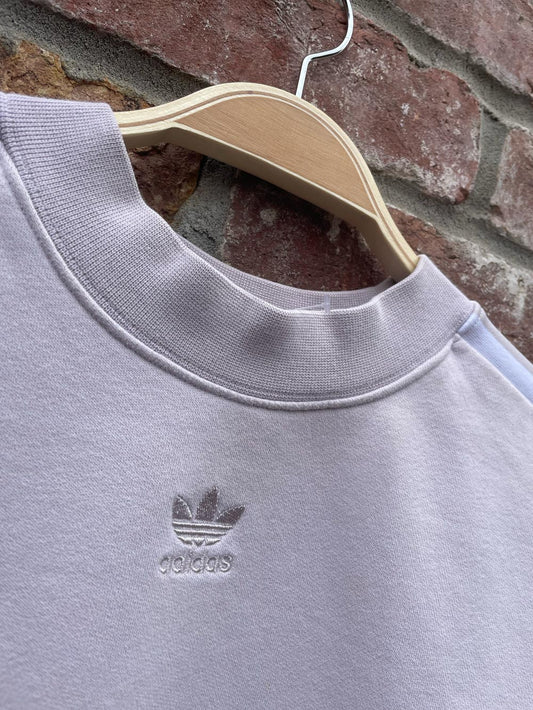 adidas embossed logo cropped sweatshirt