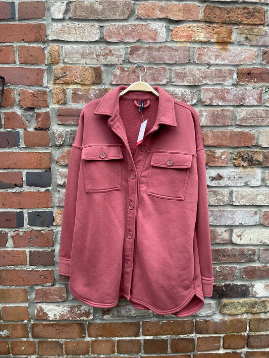 lazypants cozy fleece shirt jacket