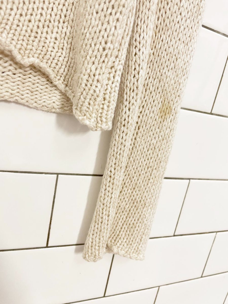 loose knit long sleeve summer top - good market thrift store