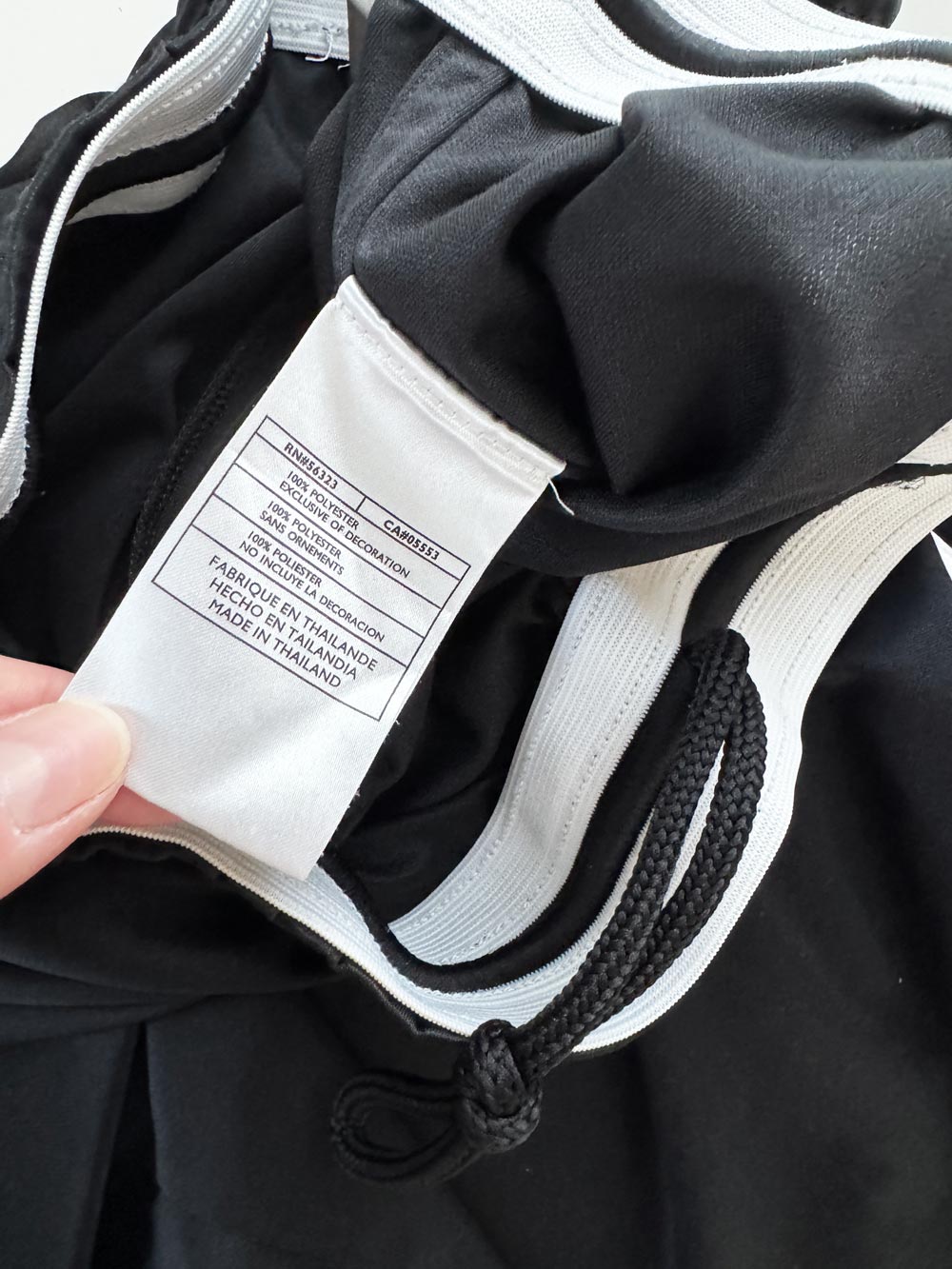 nike contrast stripe sporty prep track short