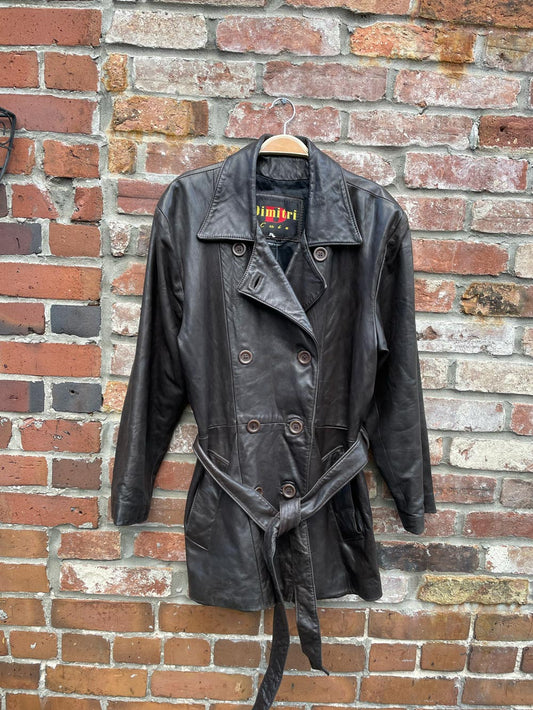 vintage 90s cuir dimitri butter leather jacket