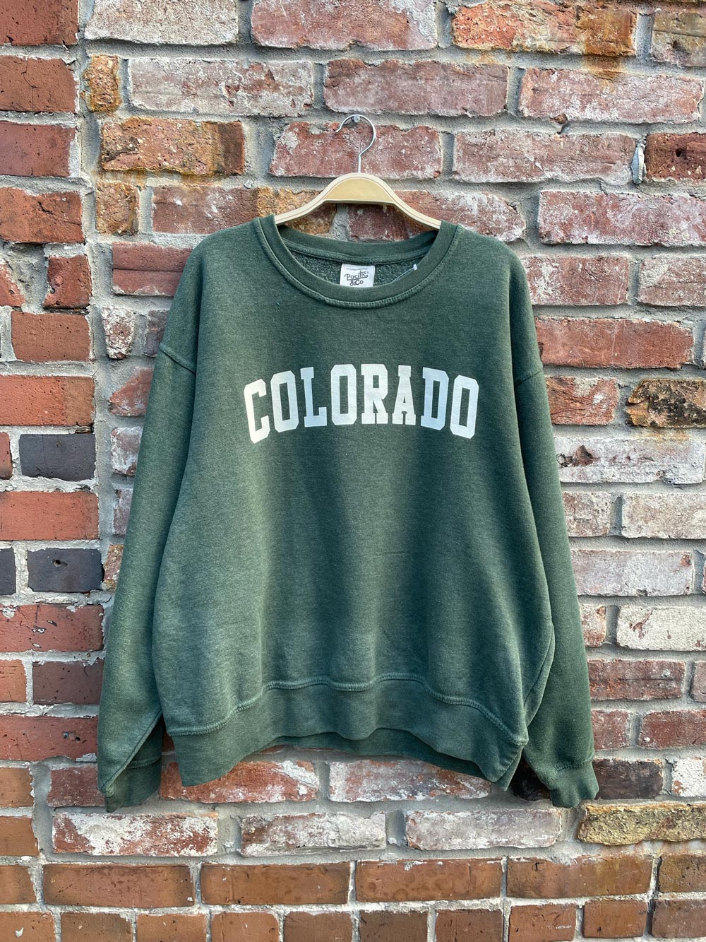 pacific & co colorado block letter crew