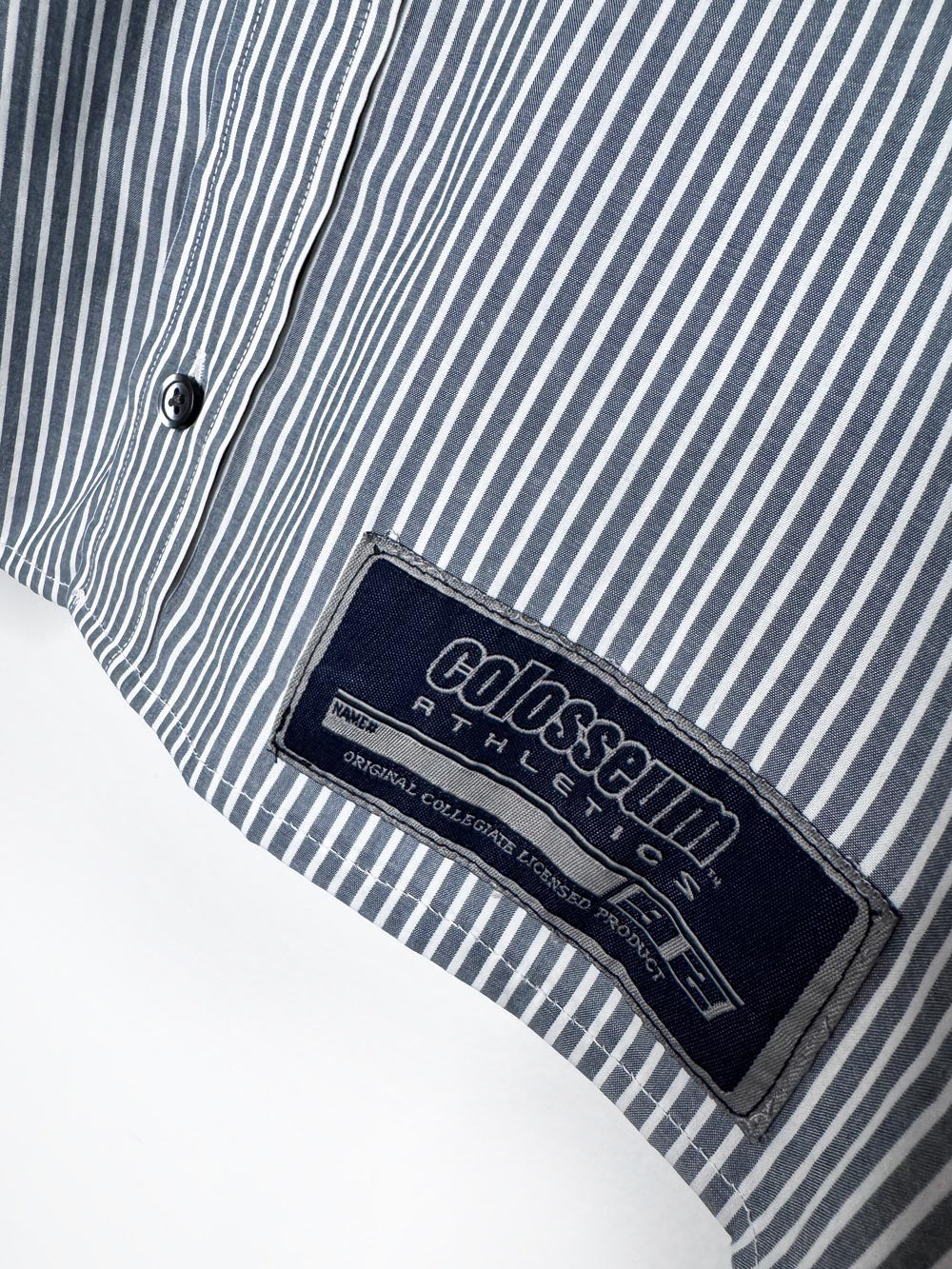 vintage eddie bauer x penn state collegiate sporty prep cropped shirt | rework