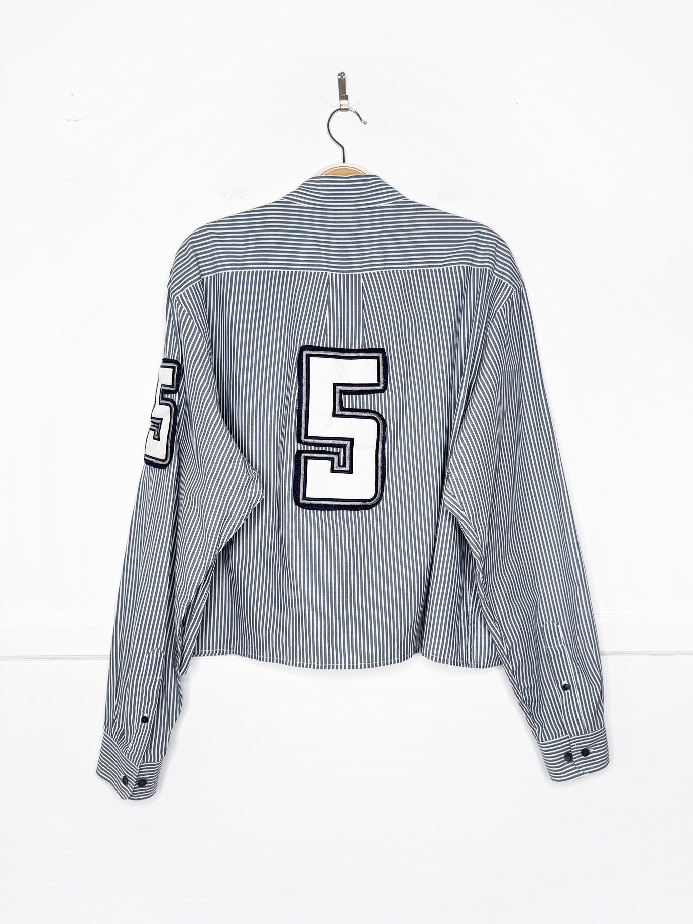 vintage eddie bauer x penn state collegiate sporty prep cropped shirt | rework
