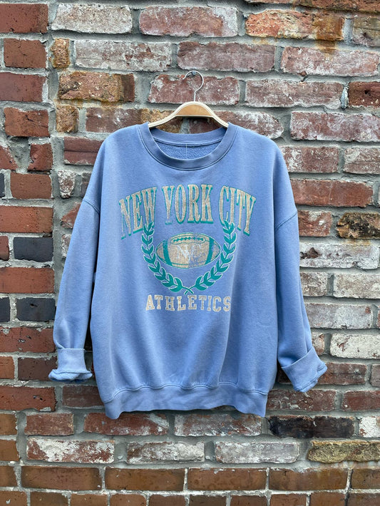 new york oversized graphic crew