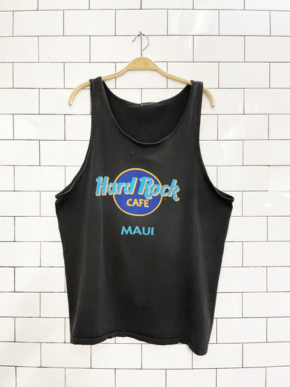 vintage 90s hard rock cafe maui tank top - good market thrift store