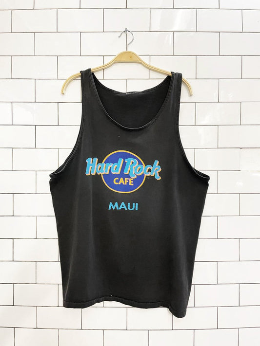 vintage 90s hard rock cafe maui tank top - good market thrift store