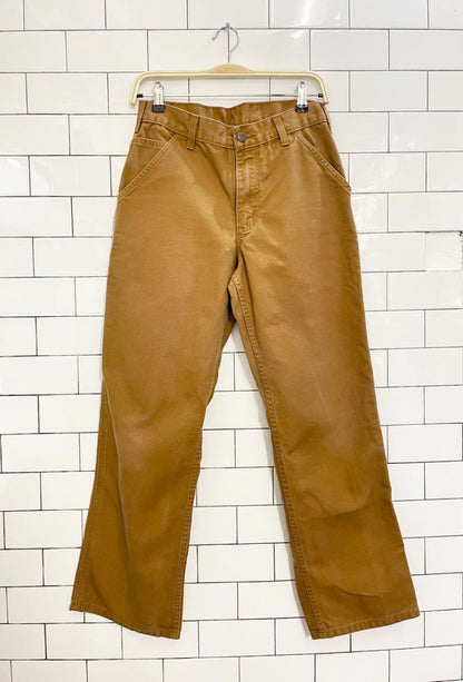 carhartt twill carpenter work pants - good market thrift store