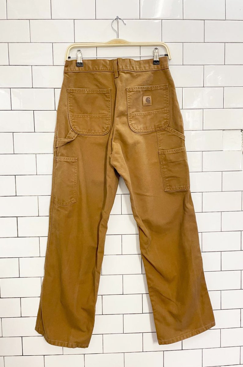 carhartt twill carpenter work pants - good market thrift store