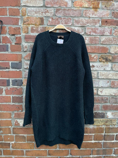 kerisma angora-blend rib knit sweater dress