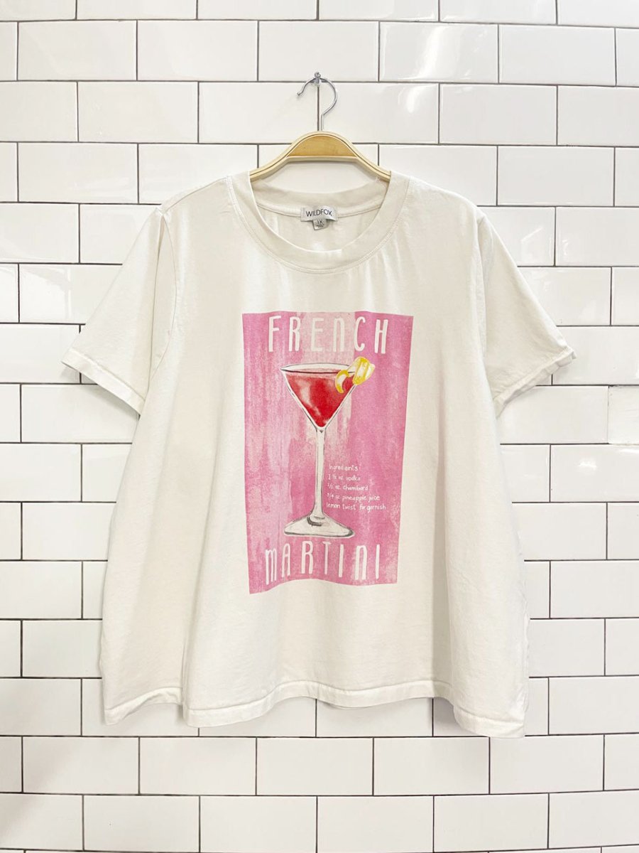 wildfox french martini ryan graphic tee - good market thrift store