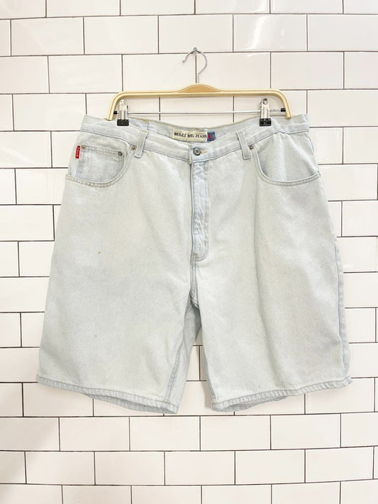 vintage 90s bugle boy long denim shorts - good market thrift store