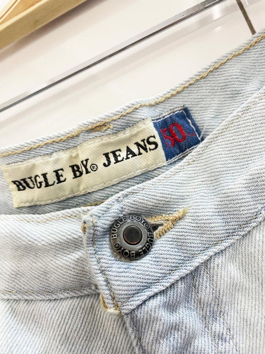vintage 90s bugle boy long denim shorts - good market thrift store